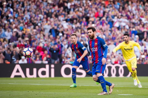 Messi ấn định tỷ số bằng cú Panenka điệu nghệ.