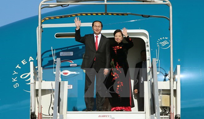 President Tran Dai Quang and his spouse to visit China from from May 11-15 (Source: VNA)