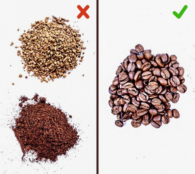 Để bảo vệ bản thân, hãy mua cà phê ở dạng hạt, rồi sau đó tự xay nhuyễn mỗi khi cần sử dụng.