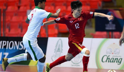 Ngọc Linh lập công nhưng U20 Futsal Việt Nam lại rơi chiến thắng đáng tiếc. (Nguồn: Vietnam Futsal National Team)