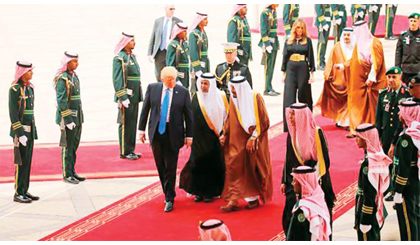 Saudi Arabia là điểm đến đầu tiên trong chuyến công du của Tổng thống Mỹ Donald Trump.