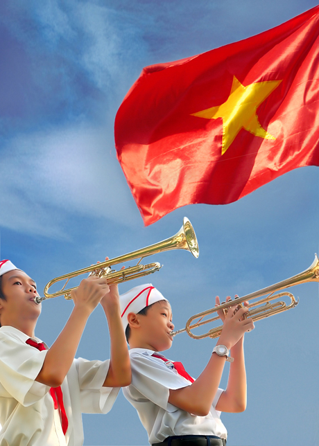 Quốc kỳ Việt Nam -  lá cờ đại diện cho một nước Việt Nam thống nhất.