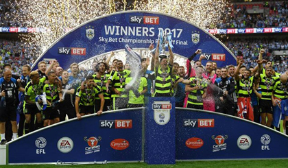 Huddersfield Town giành vé dự Premier League mùa tới. (Nguồn: Getty Images)