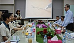Chairman of the PPC visits and works with enterprises
