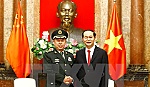 Chủ tịch nước tiếp Phó Chủ tịch Quân ủy Trung ương Trung Quốc