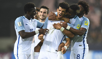 Dominic Solanke góp công lớn đưa U20 Anh vào chung kết. (Nguồn: Getty Images)