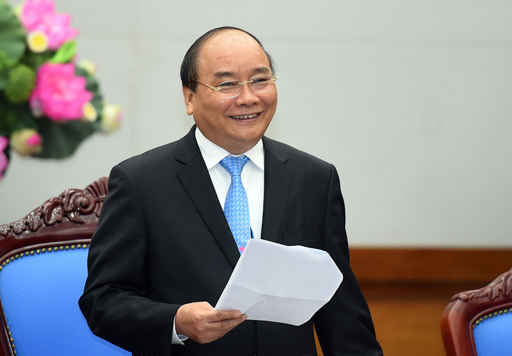Thủ tướng Nguyễn Xuân Phúc tại buổi làm việc
