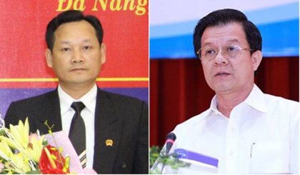 Nguyen Van Tien (L) and Le Hong Quang