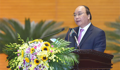  Thủ tướng Nguyễn Xuân Phúc phát biểu chỉ đạo tại Hội nghị.