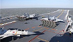 Mỹ giám sát tàu sân bay Trung Quốc đi qua eo biển Đài Loan