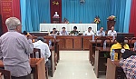 Tiếp xúc, trao đổi với các hộ dân bị ảnh hưởng của KCN Long Giang