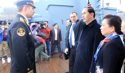 President Tran Dai Quang in Saint Petersburg