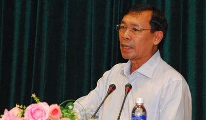 Ông Cao Văn Hóa, Quyền Giám đốc Sở NN&PTNT trả lời tại phiên giải trình