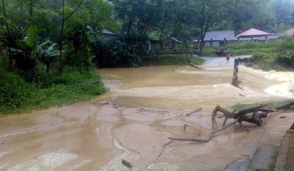Flooding in Bac Kan (Source: VNA)