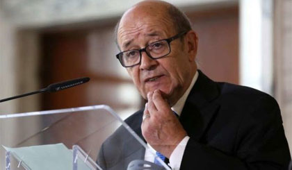 Ngoại trưởng Pháp Jean-Yves Le Drian. Nguồn: Reuters
