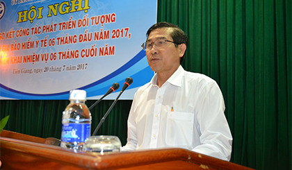 Ông Lê Văn Hưởng, Phó Bí thư, Chủ tịch UBND tỉnh phát biểu chỉ đạo tại hội nghị