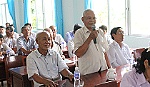 Đại biểu HĐND tỉnh và huyện Chợ Gạo tiếp xúc cử tri