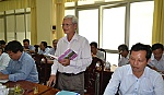 Ban Kinh tế - Ngân sách HĐND tỉnh làm việc với UBND huyện Châu Thành