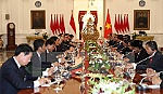 Tổng Bí thư Nguyễn Phú Trọng hội đàm với Tổng thống Joko Widodo