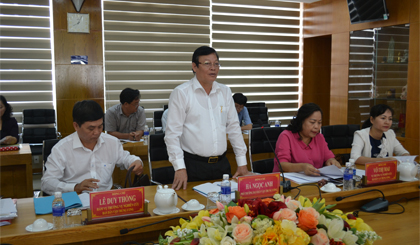  Deputy chief of the Central Public Relations Ha Ngoc Anh remarked on the recommendations made by leaders of Tien Giang Province.