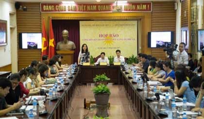 At the press conference in Hanoi on August 15.