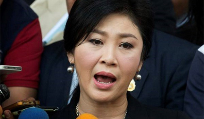 Cựu Thủ tướng Thái Lan Yingluck Shinawatra. Nguồn: AP