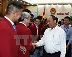 Thủ tướng gặp thân mật đoàn thể thao Việt Nam dự SEA Games 29