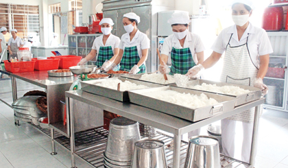 Mỹ Tho đảm bảo an toàn thực phẩm trong trường học