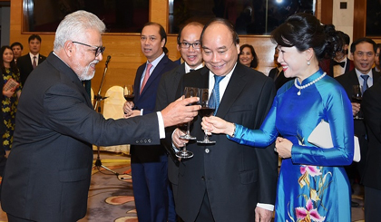 Prime Minister Nguyen Xuan Phuc at the banquet