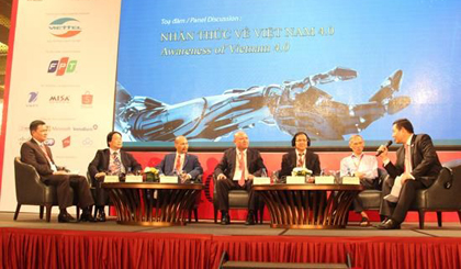 Delegates at the Vietnam ICT Summit 2017 (Source: VNA)