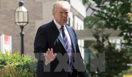 Tổng thống Mỹ Donald Trump tại thủ đô Washington ngày 3-9. Nguồn: AFP/TTXVN