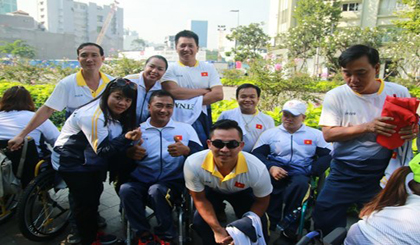 Vietnamese athletes head for ninth ASEAN Para Games (Source: thanhnien.vn)