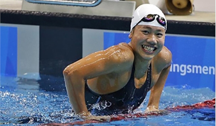 Vietnam's swimming star, Nguyen Thi Anh Vien