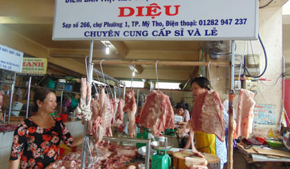 Điểm bán thịt heo được kiểm soát chất cấm ngày càng được nhân rộng tại các chợ ở các địa phương trên địa bàn tỉnh.