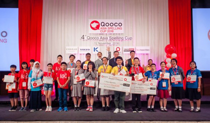  At the Qooco Asia Spelling Cup 2016