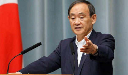 Chánh văn phòng nội các Nhật Bản Yoshihide Suga. Nguồn: Reuters