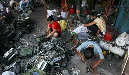 Discarded electronic waste is forecast to rapidly increase in Việt Nam. 