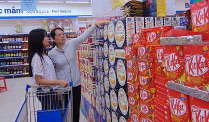 Sự phát triển của hệ thống siêu thị Co.opmart trên địa bàn tỉnh đang tạo cơ hội cho hàng Việt lan tỏa.