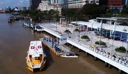 First river bus route in Ho Chi Minh City operates