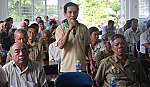 Đoàn đại biểu Quốc hội  tỉnh Tiền Giang tiếp xúc cử tri huyện Cái Bè