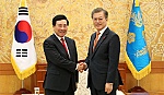 Phó Thủ tướng Phạm Bình Minh hội kiến Tổng thống, Thủ tướng Hàn Quốc