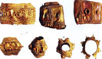 Ancient artefacts of Oc Eo culture (Photo: nld.com.vn)