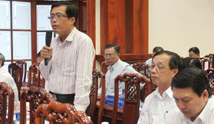 Giám đốc Sở Văn hóa Thể thao và Du lịch (VHTT&DL) tỉnh Nguyễn Đức Đảm nêu giải pháp kéo giảm tình trạng ly hôn trong thời gian tới