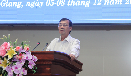 Quyền Giám đốc Sở Nông nghiệp và Phát triển nông thôn Cao Văn Hóa giải trình về tiến độ thực hiên CĐL