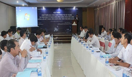 The workshop on the development of the IT sector in Can Tho