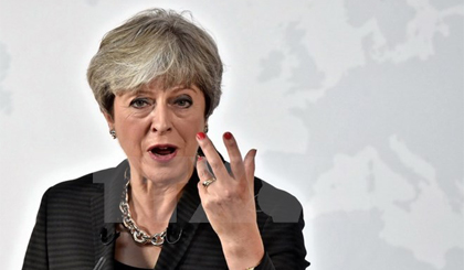 Thủ tướng Anh Theresa May. Nguồn: AFP/TTXVN