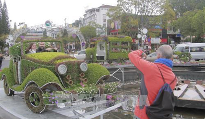The 7th Da Lat Flowers Festival is set to take place from December 23-27. (Photo: VNA)