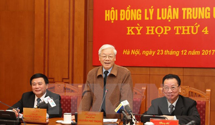 Tổng Bí thư Nguyễn Phú Trọng phát biểu chỉ đạo Kỳ họp. Ảnh: Trí Dũng/TTXVN