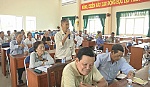 The Provincial People's Council deputies meet voters in My Tho city