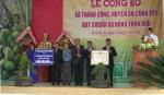 Thanh Cong commune is recognized as the new rural commune